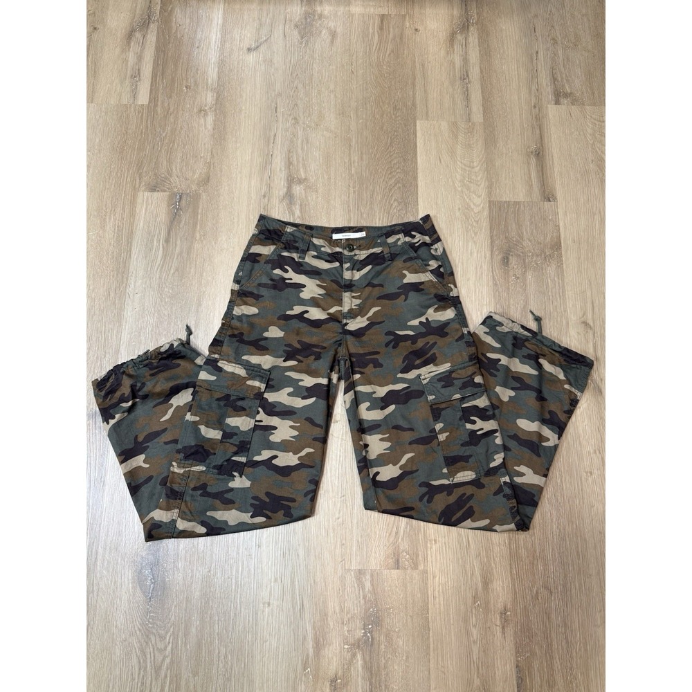 Levi's Men's 94 Camo Cargo Pants Woodland Military Utility Drawstring Hem